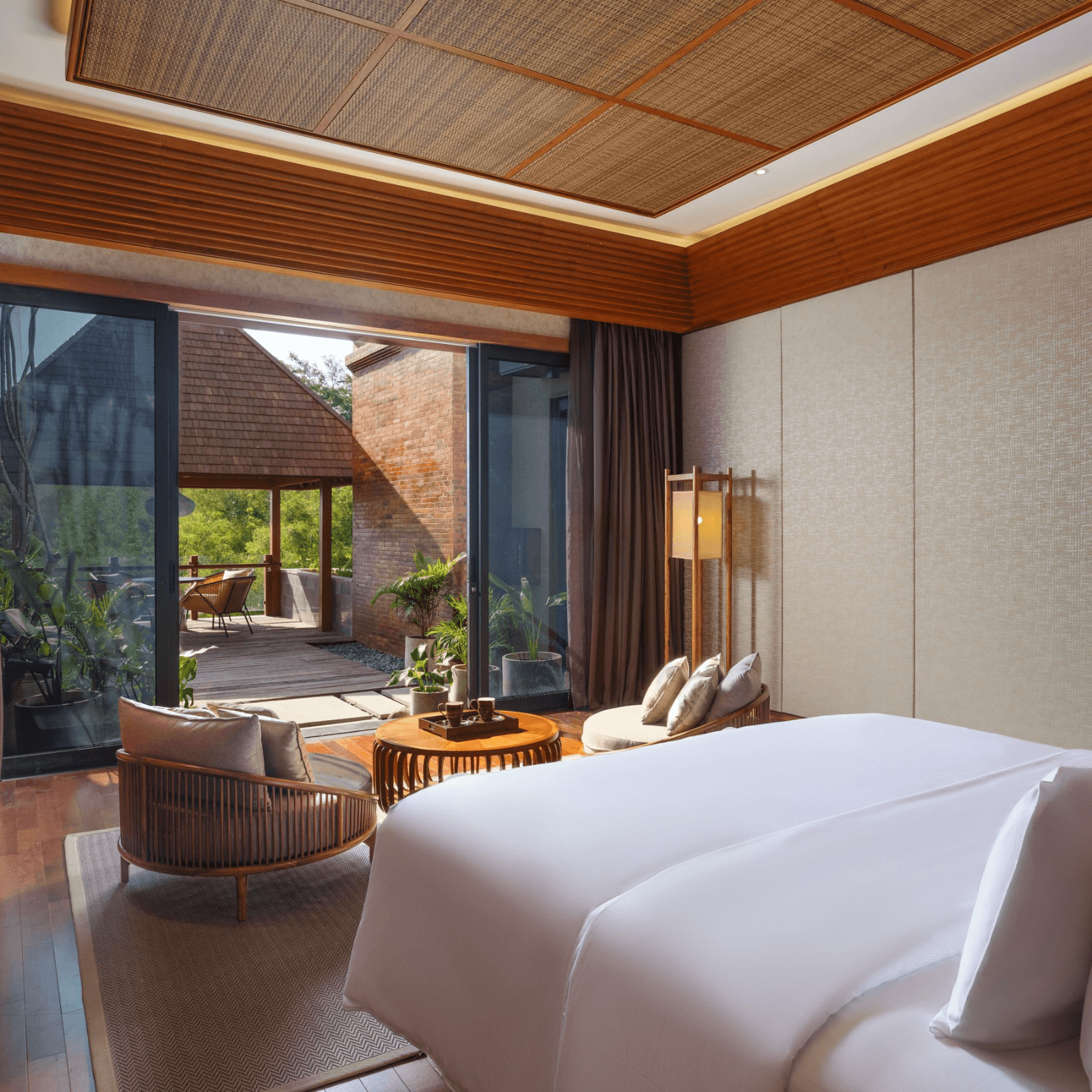 a two bedroom villa in the best hotel in Yogyakarta